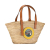 Loewe B LOEWE Brown Beige Raffia Natural Material Ken Price L.A. Series Basket Tote Spain