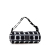 Chanel AB Chanel Black with White Off White Nylon Fabric Printed Sports Ligne Duffle Bag Italy