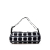 Chanel AB Chanel Black with White Off White Nylon Fabric Printed Sports Ligne Duffle Bag Italy