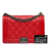 Chanel AB Chanel Red Lambskin Leather Leather Medium Lambskin Double Stitch Boy Flap Italy