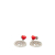 Miu Miu B Miu Miu Silver Platinum Metal Micro Candy Jewels Push Back Earrings Italy