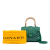 Goyard AB Goyard Green Coated Canvas Fabric Mini Goyardine Saigon Souple France