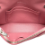 Balenciaga AB Balenciaga Pink N/a Fabric XS Sparkling Hourglass Wallet On Chain Italy