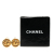 Chanel B Chanel Gold Gold Plated Metal CC Clip On Earrings France