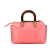 Fendi AB Fendi Pink Calf Leather Mini By The Way Satchel Italy