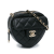 Chanel AB Chanel Black Lambskin Leather Leather Mini Lambskin CC in Love Heart Crossbody France