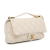 Chanel B Chanel White Ivory Calf Leather Medium skin Urban Day Flap Italy