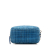 Chanel B Chanel Blue Tweed Fabric Quilted Round Clutch With Chain Italy