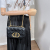 Christian Dior Caro Cannage Small Leather 2-Way Chain Bag Black