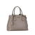 Prada B Prada Brown Taupe Calf Leather Vitello Daino Satchel India