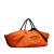 Hermès AB Hermès Orange Canvas Fabric Toile Fourre Tout du Cavalier Carryall Tote France