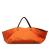 Hermès AB Hermès Orange Canvas Fabric Toile Fourre Tout du Cavalier Carryall Tote France