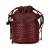 Bottega Veneta B Bottega Veneta Red Burgundy Nappa Leather Leather Nappa Intrecciato Drawstring Bucket Bag Italy