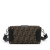 Fendi AB Fendi Brown Dark Brown Canvas Fabric Zucca Convertible Baguette Crossbody Italy