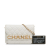 Chanel B Chanel White Lambskin Leather Leather Enchained Wallet on Chain Italy