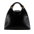 Gucci B Gucci Black Calf Leather 1973 Stirrup Handbag Italy