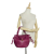 Bottega Veneta AB Bottega Veneta Pink Calf Leather Beak Handbag Italy