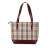 Burberry B Burberry Brown Beige Canvas Fabric House Check Tote United Kingdom