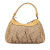 Gucci B Gucci Brown Beige Canvas Fabric GG Abbey D-Ring Shoulder Bag Italy