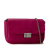 Christian Dior AB Dior Purple Magenta Calf Leather skin Cannage Diorling Wallet on Chain Italy