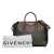 Givenchy B Givenchy Gray Dark Gray Calf Leather Medium Tricolor Textured and Patent Antigona Satchel Italy