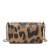 Christian Louboutin AB Christian Louboutin Brown Calf Leather Leopard Print skin Empire Spiked Zoompouch Crossbody Italy