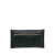 Prada AB Prada Black Calf Leather Vitello Grain Envelope Wallet Italy