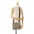 Gucci B Gucci Brown Beige Coated Canvas Fabric GG Supreme Crossbody Italy