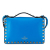 Valentino AB Valentino Blue Calf Leather Rockstud Flap Satchel Italy