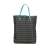 Fendi B Fendi Black Light Blue with Blue Light Blue Canvas Fabric Zucchino Tote Italy