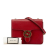 Gucci B Gucci Red Calf Leather Small Dollar Interlocking G Crossbody Italy