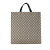 Gucci B Gucci Brown Beige Coated Canvas Fabric GG Supreme LAveugle Par Amour Tote Italy