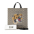 Gucci B Gucci Brown Beige Coated Canvas Fabric GG Supreme LAveugle Par Amour Tote Italy