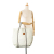 Chloé B Chloé White Ivory Straw Natural Material and Canvas Tote Bag Italy