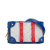 Louis Vuitton B Louis Vuitton White with Blue Monogram Canvas Canvas NBA Monogram Soft Trunk Phone Bag France