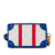 Louis Vuitton B Louis Vuitton White with Blue Monogram Canvas Canvas NBA Monogram Soft Trunk Phone Bag France