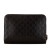 Gucci AB Gucci Brown Dark Brown Calf Leather Guccissima Clutch Italy