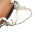 Celine B Celine Brown with White Calf Leather Small Soft Cube Bag Italy