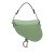 Christian Dior AB Dior Green Light Green Calf Leather Mini Saddle Bag Italy