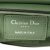 Christian Dior AB Dior Green Light Green Calf Leather Mini Saddle Bag Italy