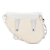 Christian Dior B Dior White Nylon Fabric Sacai Technical and Leather Saddle Bag Italy