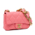 Chanel AB Chanel Pink Lambskin Leather Leather Mini Quilted Lambskin Funky Town Flap Italy