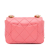 Chanel AB Chanel Pink Lambskin Leather Leather Mini Quilted Lambskin Funky Town Flap Italy