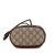 Gucci B Gucci Brown Beige Coated Canvas Fabric Mini GG Supreme Ophidia Bucket Bag Italy