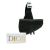 Christian Dior AB Dior Black Calf Leather Grained skin Saddle Bag Italy