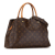 Louis Vuitton B Louis Vuitton Brown Monogram Canvas Canvas Monogram Montaigne MM Spain