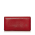 Louis Vuitton AB Louis Vuitton Red with Brown Calf Leather Double V Wallet Spain