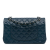 Chanel B Chanel Blue Dark Blue Lambskin Leather Leather Medium Classic Lambskin Double Flap France