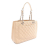 Chanel B Chanel Brown Light Beige Caviar Leather Leather Caviar Grand Shopping Tote Italy