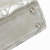 Christian Dior AB Dior Silver Lambskin Leather Leather Mini Iridescent Lambskin Cannage Lady Dior Italy